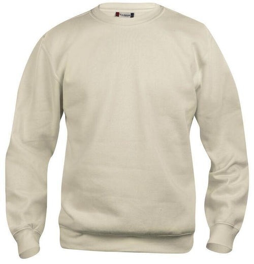 Felpa Clique Basic Beige Girocollo Taglie Forti