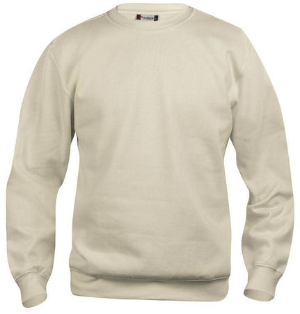 Felpa Clique Basic Beige Girocollo