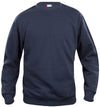 Felpa Clique Basic Blu Navy Girocollo