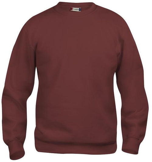 Felpa Clique Basic Bordeaux Girocollo Taglie Forti