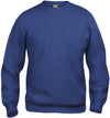 Felpa Clique Basic Cobalto Girocollo