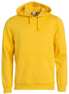 Felpa Clique Basic Giallo con Cappuccio Tascone a Marsupio
