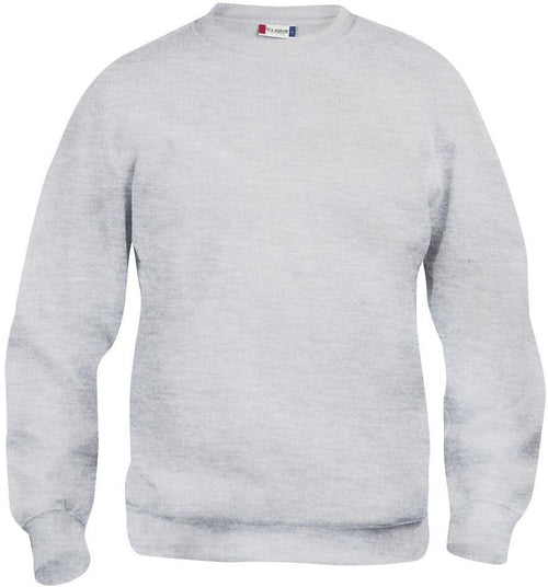 Felpa Clique Basic Grigio Cenere Girocollo