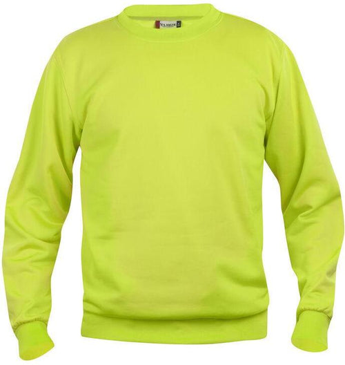 Felpa Clique Basic Lime Girocollo Taglie Forti