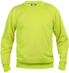 Felpa Clique Basic Lime Girocollo