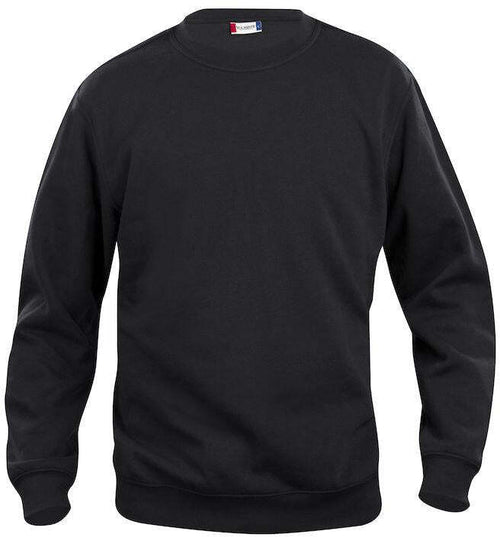 Felpa Clique Basic Nero Girocollo