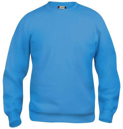 Felpa Clique Basic Turchese Girocollo Taglie Forti