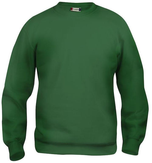 Felpa Clique Basic Verde Scuro Girocollo