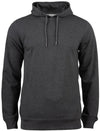 Felpa Clique Cappuccio Antracite Melange Felpa Uomo Cotone Organico Ecosostenibile