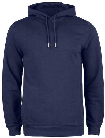 Felpa Clique Cappuccio Blu Felpa Uomo Cotone Organico Ecosostenibile