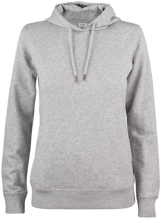 Felpa Clique Cappuccio Grigio Melange Felpa Donna Cotone Organico Ecosostenibile