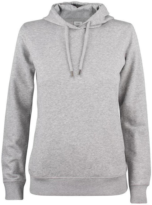 Felpa Clique Cappuccio Grigio Melange Felpa Donna Cotone Organico Ecosostenibile