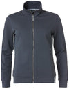 Felpa Clique Classic Grigio French Terry Jacket Zip Intera Donna