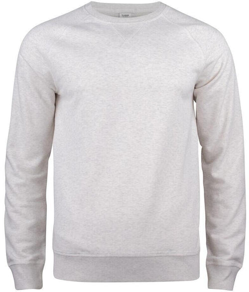 Felpa Clique Girocollo Nature Melange Felpa Uomo Cotone Organico Ecosostenibile