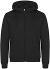 Felpa Clique Miami Nero con Zip e Cappuccio
