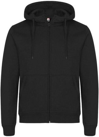 Felpa Clique Miami Nero con Zip e Cappuccio