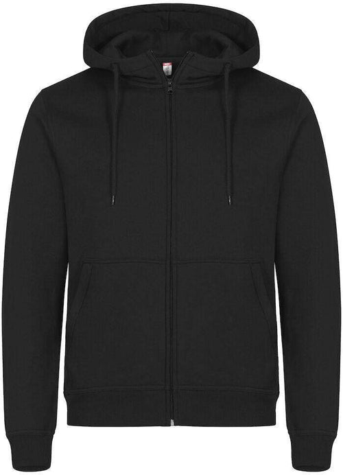 Felpa Clique Miami Nero con Zip e Cappuccio