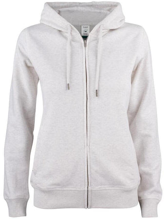 Felpa Clique Zip Cappuccio Nature Melange Felpa Donna Cotone Organico Ecosostenibile
