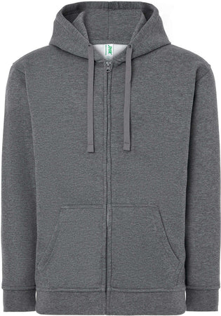 Felpa con cappuccio e zip intera manica lunga - SWUAHOOD