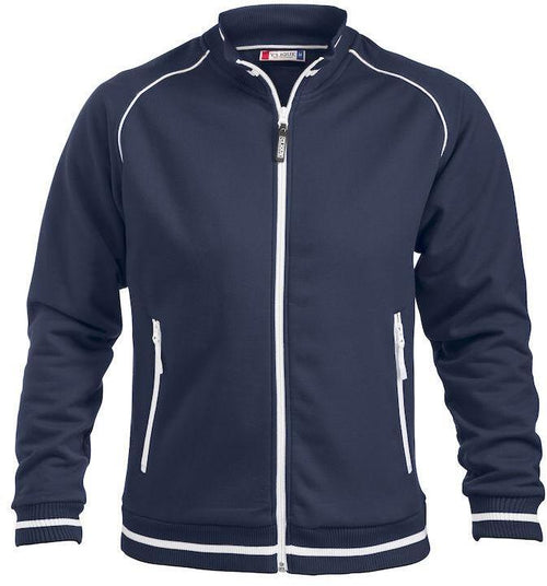 Felpa Craig Blu Giacca in Felpa Pesante con Tasche Cerniera Lunga Taglie Forti