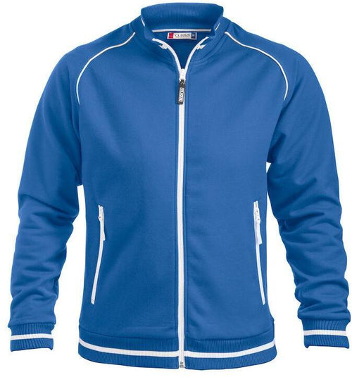 Felpa Craig Royal Azzurro Giacca in Felpa Pesante con Tasche Cerniera Lunga