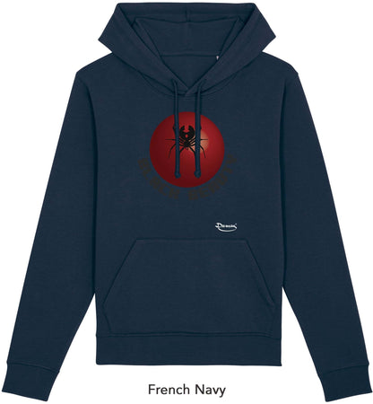 Felpa da Donna con Cappuccio Stampa "Black beauty" Hoodie DREAMERS Brand