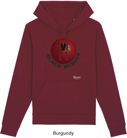 Felpa da Donna con Cappuccio Stampa "Black beauty" Hoodie DREAMERS Brand