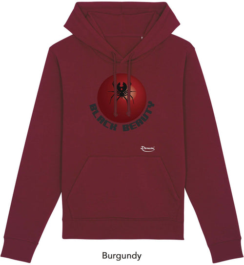 Felpa da Donna con Cappuccio Stampa Black beauty Hoodie DREAMERS Brand