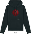 Felpa da Donna con Cappuccio Stampa Black beauty Hoodie DREAMERS Brand