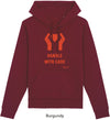 Felpa da Donna con Cappuccio Stampa Care Hoodie DREAMERS Brand