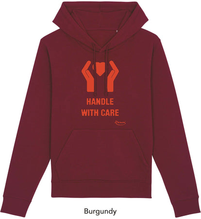 Felpa da Donna con Cappuccio Stampa "Care" Hoodie DREAMERS Brand