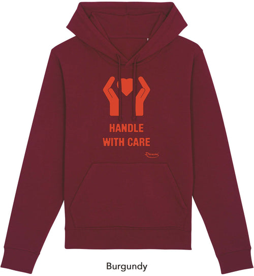 Felpa da Donna con Cappuccio Stampa Care Hoodie DREAMERS Brand