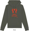 Felpa da Donna con Cappuccio Stampa Care Hoodie DREAMERS Brand