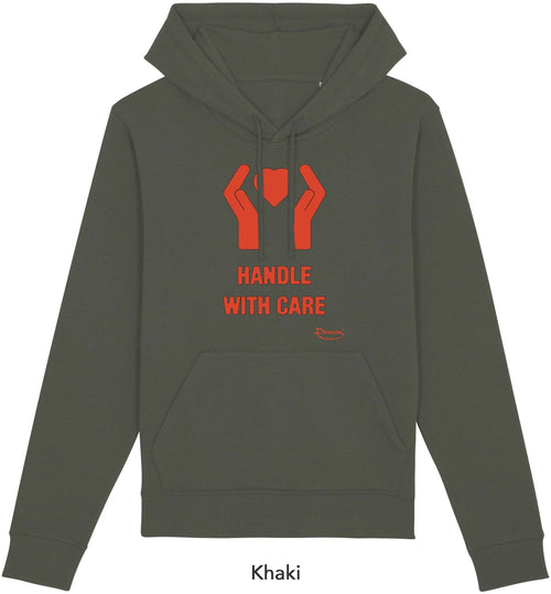 Felpa da Donna con Cappuccio Stampa Care Hoodie DREAMERS Brand