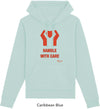 Felpa da Donna con Cappuccio Stampa Care Hoodie DREAMERS Brand