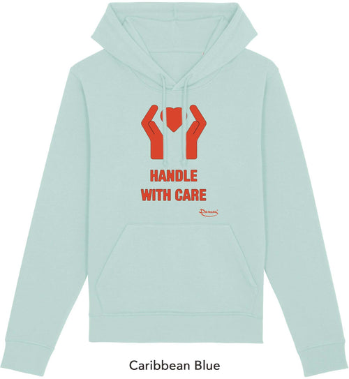 Felpa da Donna con Cappuccio Stampa Care Hoodie DREAMERS Brand