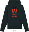 Felpa da Donna con Cappuccio Stampa Care Hoodie DREAMERS Brand