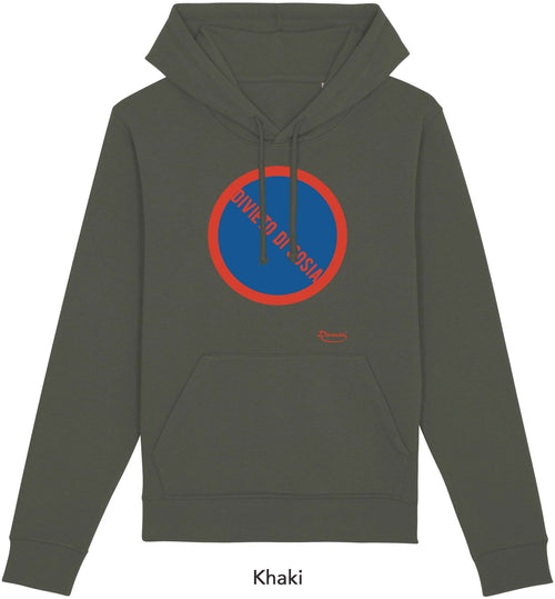 Felpa da Donna con Cappuccio Stampa Divieto di Sosia Hoodie DREAMERS Brand