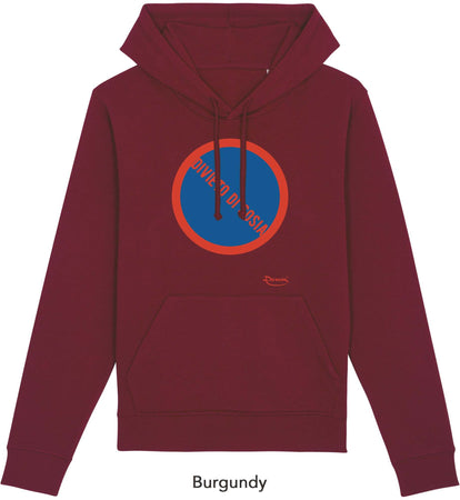 Felpa da Donna con Cappuccio Stampa "Divieto di Sosia" Hoodie DREAMERS Brand