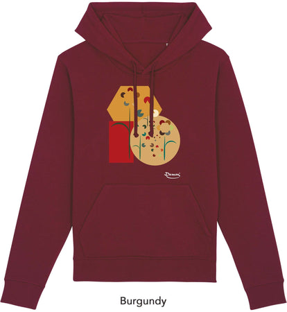 Felpa da Donna con Cappuccio Stampa "Flometric" Hoodie DREAMERS Brand