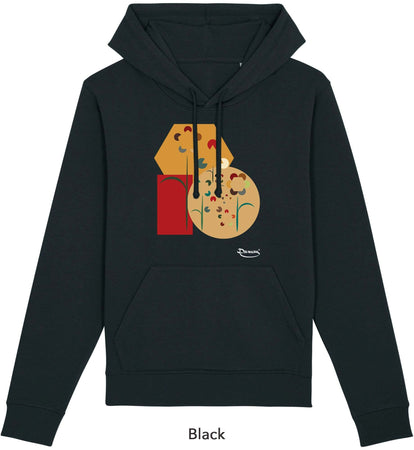 Felpa da Donna con Cappuccio Stampa "Flometric" Hoodie DREAMERS Brand