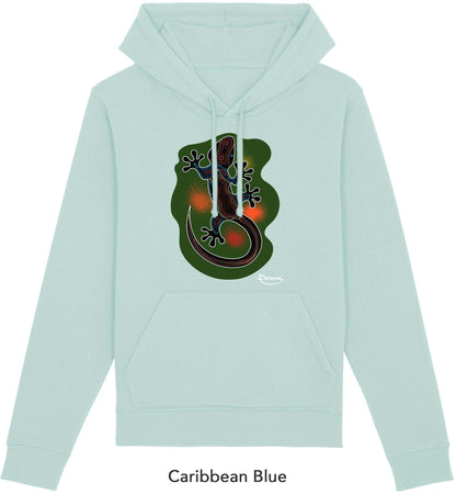 Felpa da Donna con Cappuccio Stampa "Lizard" Hoodie DREAMERS Brand