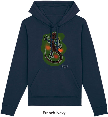 Felpa da Donna con Cappuccio Stampa "Lizard" Hoodie DREAMERS Brand