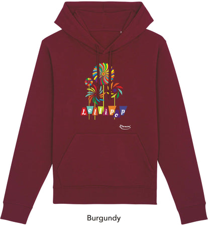 Felpa da Donna con Cappuccio Stampa "Lollipop" Hoodie DREAMERS Brand