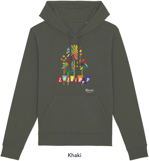 Felpa da Donna con Cappuccio Stampa Lollipop Hoodie DREAMERS Brand