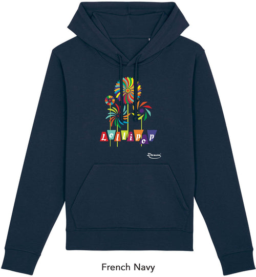 Felpa da Donna con Cappuccio Stampa Lollipop Hoodie DREAMERS Brand