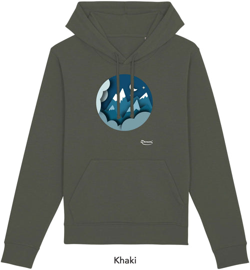Felpa da Donna con Cappuccio Stampa Paper Cut Hoodie DREAMERS Brand