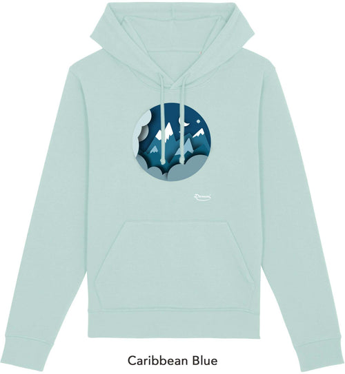 Felpa da Donna con Cappuccio Stampa Paper Cut Hoodie DREAMERS Brand