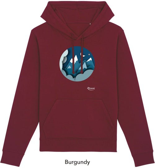 Felpa da Donna con Cappuccio Stampa Paper Cut Hoodie DREAMERS Brand