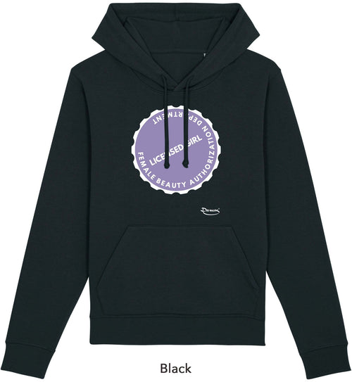 Felpa da Donna con Cappuccio Stampa Patent Hoodie DREAMERS Brand